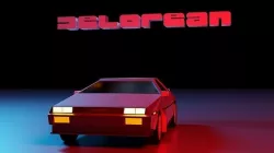 Delorean 3D model