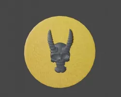 DEMON COIN 3D model