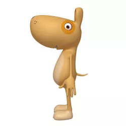 Dog cartoon 3D model