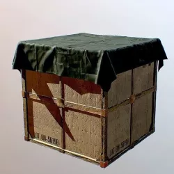 Drop Supply PBR 3d Model Low-poly 3D model