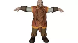 Dwarf  Low-poly 3D model