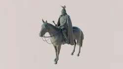 Equestrian monument of Kaiser Wilhelm II 3D model