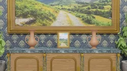 Fancy cabinet with decorations 3D model