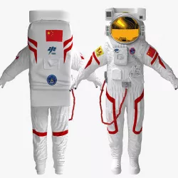 Feitian suit space suit 3D model