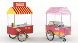 Food Carts Collection 3D model