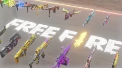 Free Fire Guns - All Guns 3d model Download - Blender 3D model
