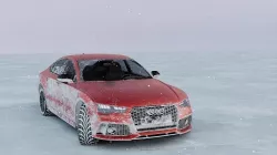 Frozen lake 3D model