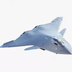 Future Fighter Jet Concept 3D model