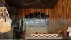 Gaming room setup 3D model