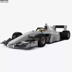 Generic Super Formula One car 2020 3D model