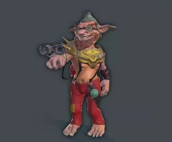 Goblin Pyromaniac Low-poly 3D model
