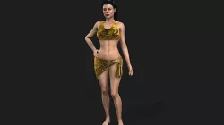 Golden Dancer 3D model