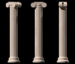 column ionic high poly 3d model 【 STLFinder