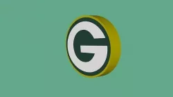 Green Bay Packers Team Logo 3D model