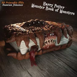 Harry Potter The Monster Book of Monsters 3D printable 3D model