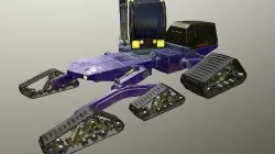 Harvester Low-poly 3D model