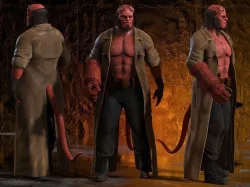 Hellboy  Low-poly 3D model