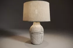 Himba Textured Abstract Table Lamp 3D model