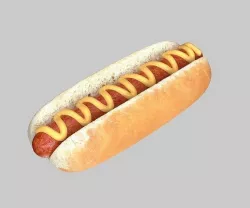 Hot dog 3D model