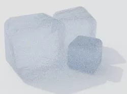 Ice Cube Cluster 3D model