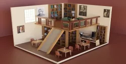 Isometric Library 3D model