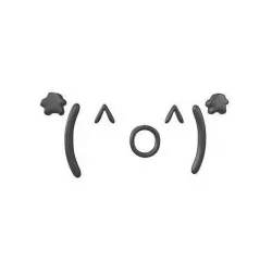 Japanese Emoticons v10 001 Low-poly 3D model