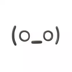 Japanese Emoticons v6 001 Low-poly 3D model