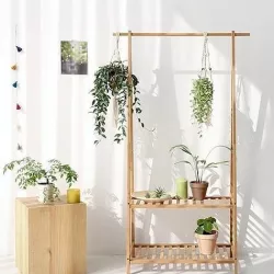JAWAL two steps shelf hanger bamboo 3D model