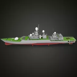 Jiangwei Class frigate 3D model