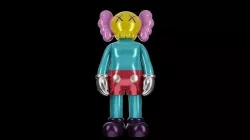 KAWS art 3D model