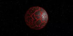 Lava Planet 3D model