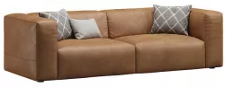 Leather 2seat Cloud Sofa by Prostoria 3D model