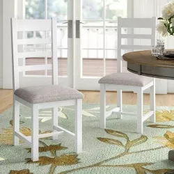 Lemuel Ladder Back Side Chair - 2 Colour 3D model