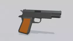 Low-Poly Pistol Low-poly 3D model