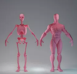 Lowpoly basemesh for using  3D model