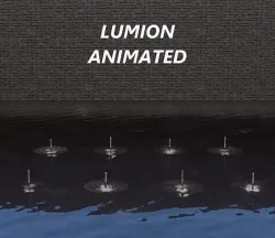 Lumion fountain - animated Low-poly 3D model