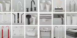 Luxcore Bathroom Assets Pack 02 3D model