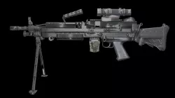 M249 free 3D model