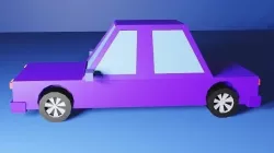 Making 3D Lolly Polly Car In Blender  Low-poly 3D model