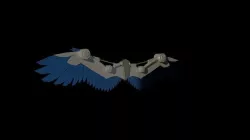 Mechanical angel wings 3D model