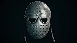 Medieval Helmet Metal Knight Armor 12th Century Design Low-poly 3D model