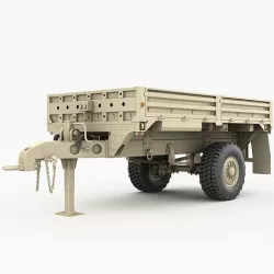 Military trailer M1082 3D model