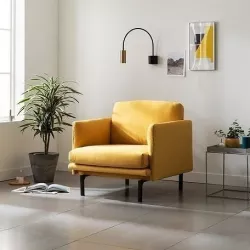Mobinto Single Seat Style Clean Washable XF Fabric Sofa 3D model