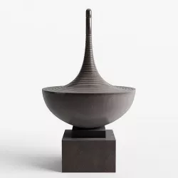 Modern Decorative Abstract Stone Art Sculpture 14 3D model