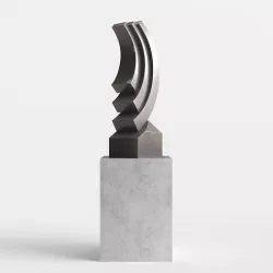Modern Decorative Abstract Stone Art Sculpture 16 3D model