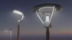 Modern Streetlamps Collection Low-poly 3D model