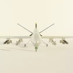 MQ-9 Reaper UAV 3D Model Low-poly 3D model