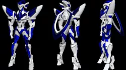 Muga Briheight - Back Arrow Anime 3D model