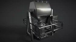 Octagonal Blender Low-poly 3D model