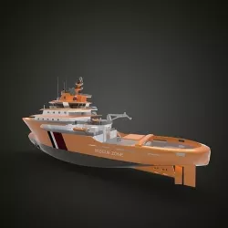 Offshore ship 3D model